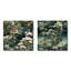 Tadley - Ensemble de 2 collages carrés abstraits-101862104-101862102