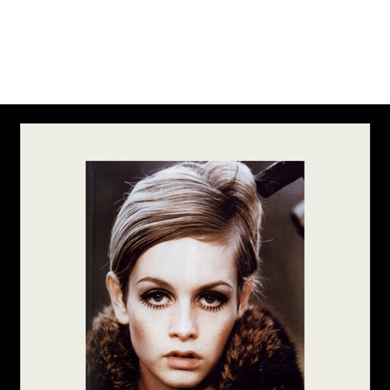 Twiggy Designer Fashion, reproduction encadrée