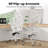 Ergonomic Office Chair With Headrest, High Back, Adjustable Lumbar Support, And Flippable Armrests For Comfort And Space Efficiency