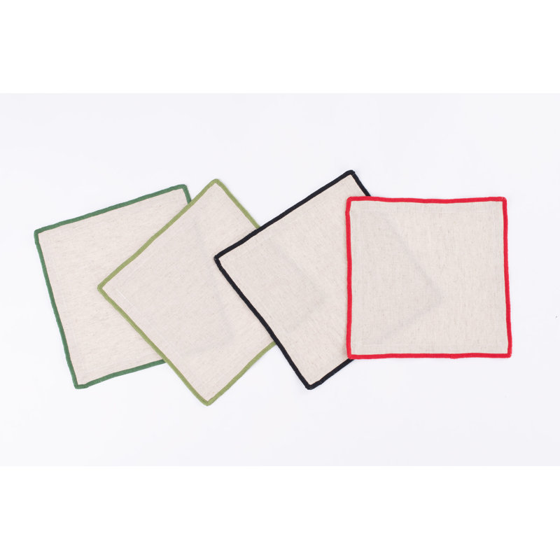 Demauria Clara Cocktail Napkin Set, Winter