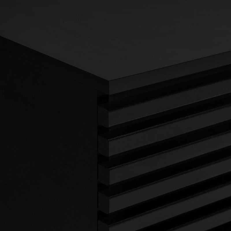 Meuble télé moderne et contemporain, Noir, noir, noir, noir