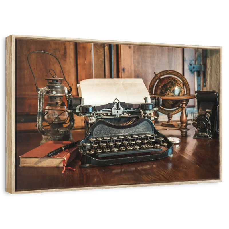 Antiquités, Cadre flottant en bois naturel, 40 po x 27 po