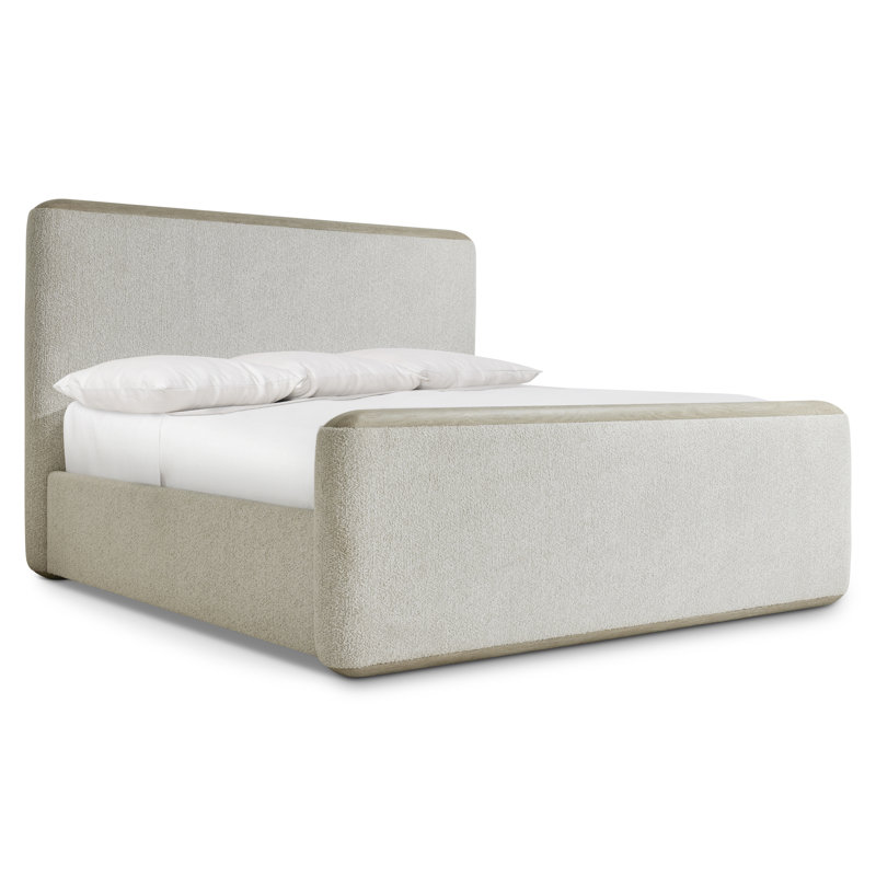 Arcadia Upholstered Panel Bed, Queen