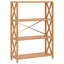 Vidaxl 3-Tier Shelf 31.5"X11.8"X30.7" Solid Wood Oak-92389116