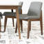 Chaise d'appoint rembourrée en bois massif Halladay-1724291166