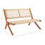 Kismet 45.47'' Folding Outdoor Bench-60155229-60155227
