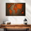 Ancienne carte du monde en bois Aliaz-107959494