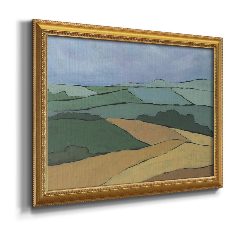 " Blocked Topography II " Painting Print, 20" W x 16" H