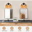 Applique murale rustique à 2 lumières avec abat-jour en rotin tissé à la main pour miroir de salle de bain Rustic Vanity-1346143792-1346143793