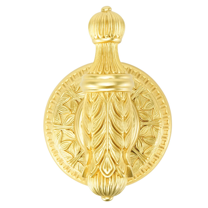 HAMPTON SMALL HOOK; SATIN GOLD FINISH, Gold