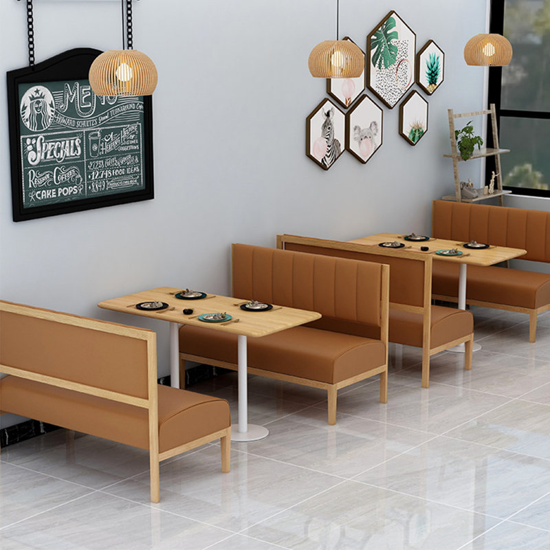 Restaurant Faux Leather Reclining Bench Set Of Two Faux Leather Upholstered Bench