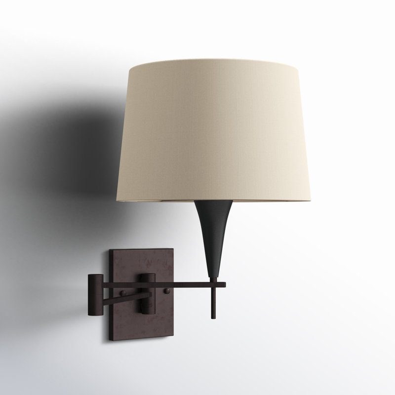 1 - Light Dimmable Bronze Swing Arm