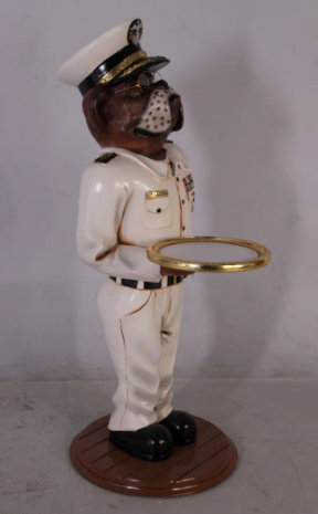 Statue de joyeux amiral bouledogue Joyana