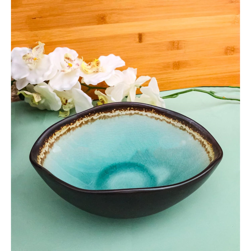 Ensemble de 6 assiettes à condiments rondes ondulées Midori Kannyu