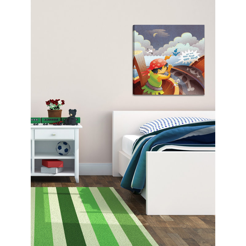 Ship Ahoy! by Curtis - Wrapped Canvas Print, 46cm H x 46cm W