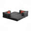 Canapé modulaire, canapé convertible Pudding Block, canapé-lit sur pied avec accoudoirs et canapé-lit confortable, canapé à compression pour le salon et la chambre à coucher-121068835
