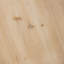 Table d'appoint Adore Decor Easton, plateau en bois massif avec 3 pieds en métal, beige clair