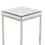 Siems Glass Top Frame End Table
