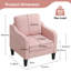 Upholstered Armchair-1913467242
