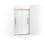 Levity Plus Less Sliding Shower Door, 77-9/16 In. H X 44-5/8 - 47-5/8 In. W, With 5/16 In.-Thick Crystal Clear Glass
