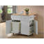 Chariot de cuisine mobile moderne à 3 portes 1Pc