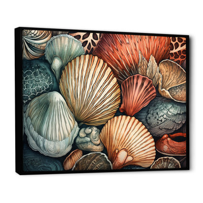 Seaside Seashells III sur toile