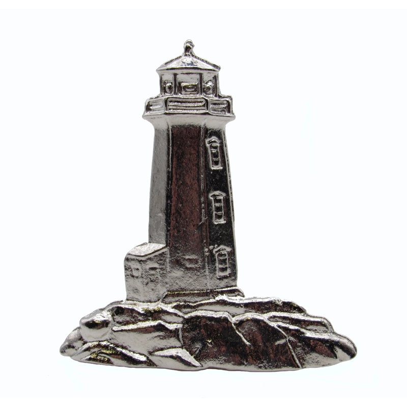 Poignée fantaisie surdimensionnée pour phare 1 7/8 po, Nickel