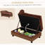 Ziva Pet Sofa, Dog Couch, Elevated Pet Bed for Small Dogs, with Hidden Storage, Soft Tufted Cushion,wood-809879043