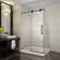 Langham 48" W x 35" D 77.5" H Frameless Rectangle Sliding Shower Enclosure with Base Included