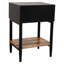 Alderwood 41cm W Manufactured Wood Bedside Table
