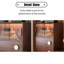 Vitrines en bois massif brun noisette-121252381