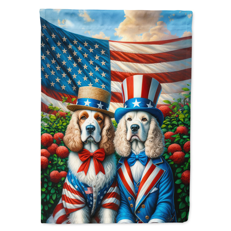Drapeau «All American House», Épagneul clumber