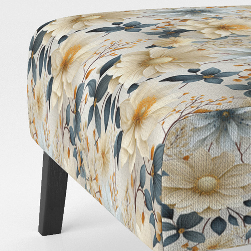 Fauteuil de chambre d'appoint rembourré Earthy Elegance