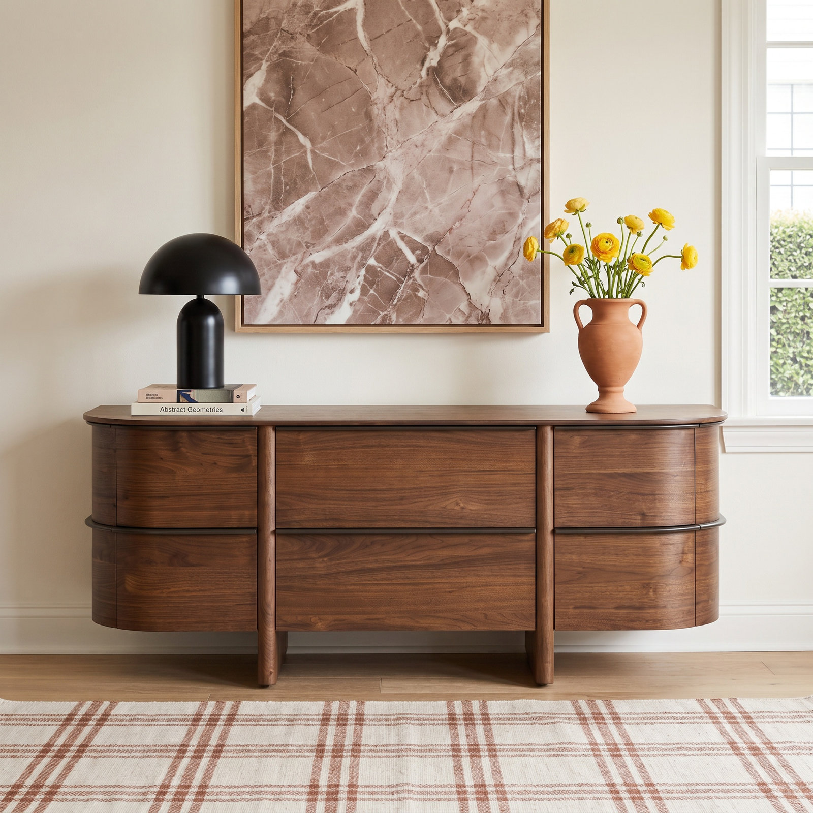 Topsham 77" Walnut Dresser