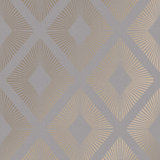 Geometric Metallic Wallpaper Double Roll