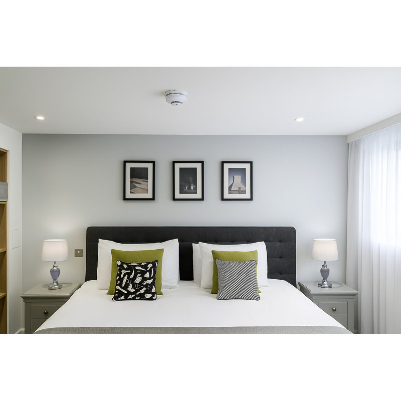 Zellner Pair 44Cm Grey Chrome Table Lamps