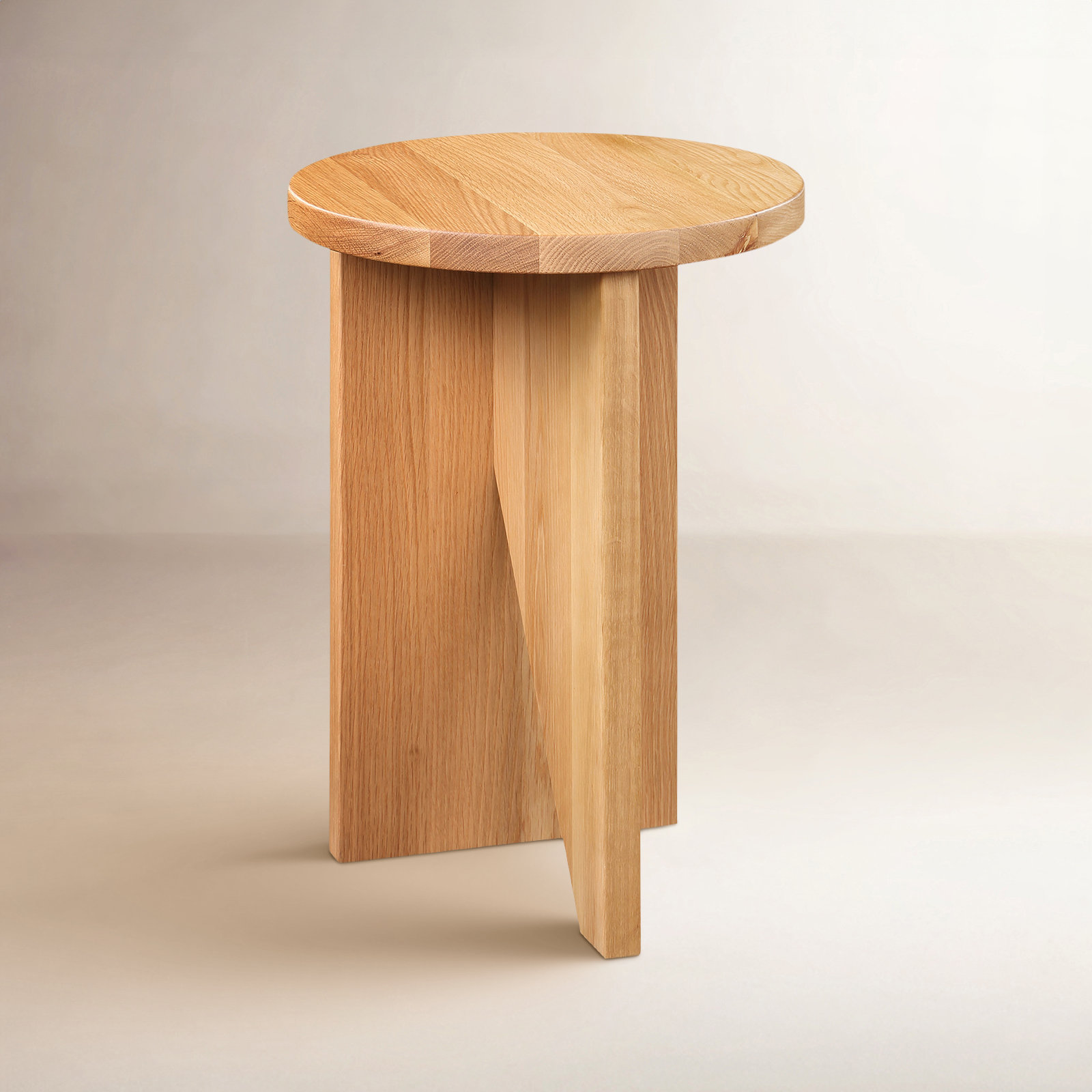 Shayne 14" Oak End Table, Natural