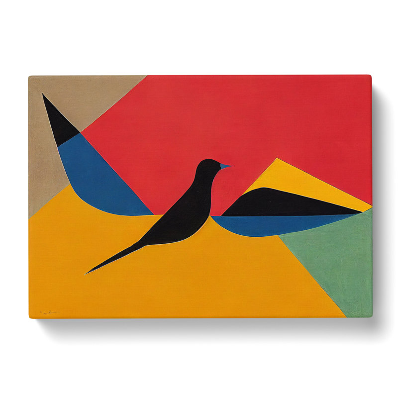 Dove Bird Abstract Vol.3 - Wrapped Canvas, 50cm H x 76cm W x 3cm D