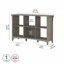 Organisateur 6 cubes gris bois flotté-1775627019