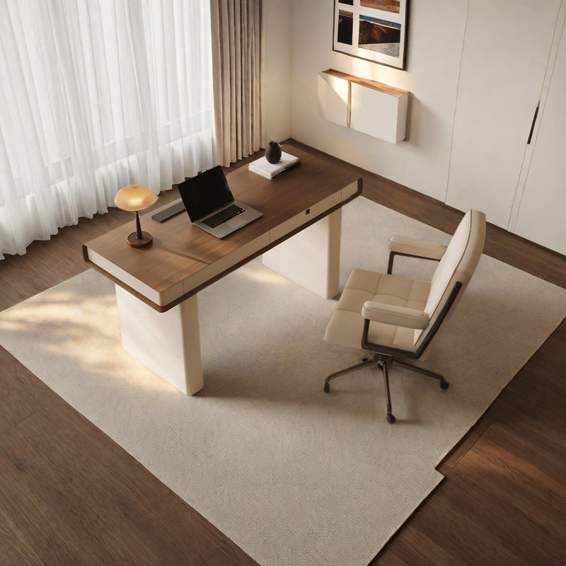 Bureau rétro tendance, H 30,31 po x l 55,11 po x P 23,62 po