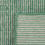 Tapis rayé en laine tissé à la main Colyt en vert / blanc-1412633583