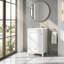 Meuble-lavabo de 20 po avec lavabo à ouverture à gauche et un tiroir-1415239260