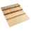 Rev-A-Shelf Two-Tier Wood Trim-to-Fit Knife Block Kitchen Drawer Organizer Insert 