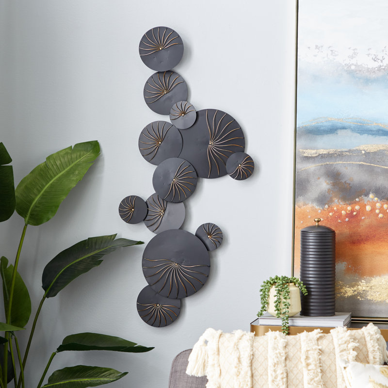 Achouhada Glam Abstract Wall Decor on Metal