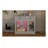 Large Hidden Cat Litter Box Enclosure Cabinet with Glass Door, Side Access, Built-in Light & Storage Drawers, Gray Wood Grain Finish