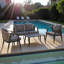 Ensemble de sièges d'extérieur durable et confortable, adapté aux patios, aux pelouses et aux bords de piscine