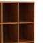 Bibliothèque en bois massif Mid-Century avec tiroirs, pieds fuselés et casiers ouverts Harper-212034319
