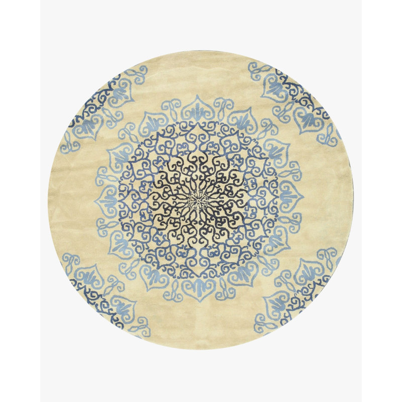Hand Tufted Wool Floral Area Rug