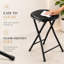 Upholstered Bar Stool with Steel Frame-1948068318