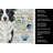 Border Collie Coastal Sea Glass Kitchen Towel-871464026